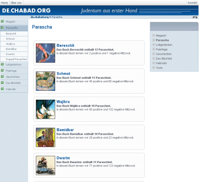 Chabad.org in deutscher Sprache