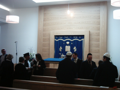 Blick in die neue Synagoge