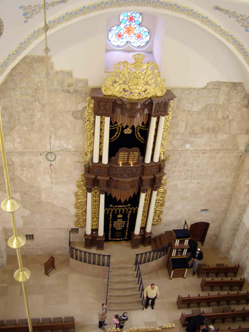Das Innere der Hurva Synagoge