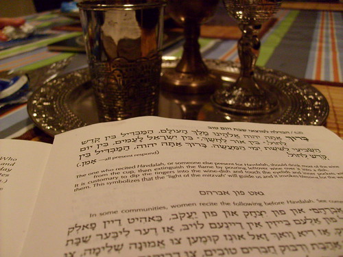 Havdalah at home