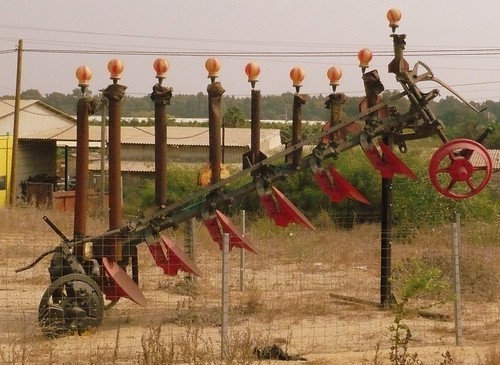 Hanukkia made from Kasam rockets