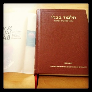 Auspacken des Koren Talmud?