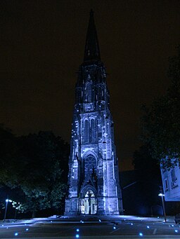 Christuskirche-bochum-nachts