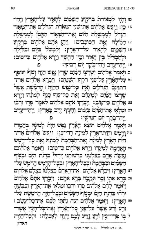 Seite aus der Letteris Torah in der Ausgabe von Herder