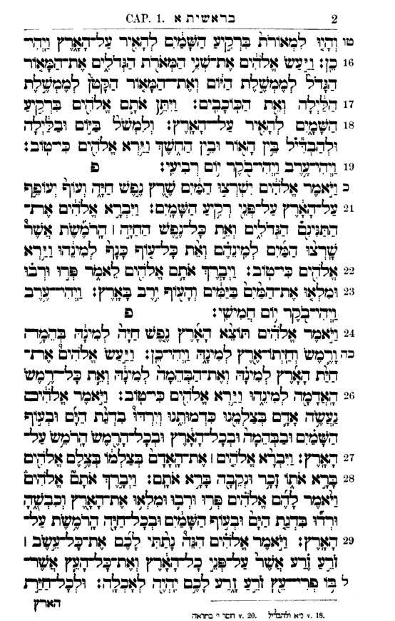 Letteris Torah - Vorlage