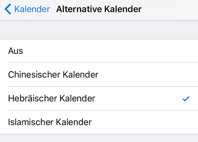 Alternative Kalender