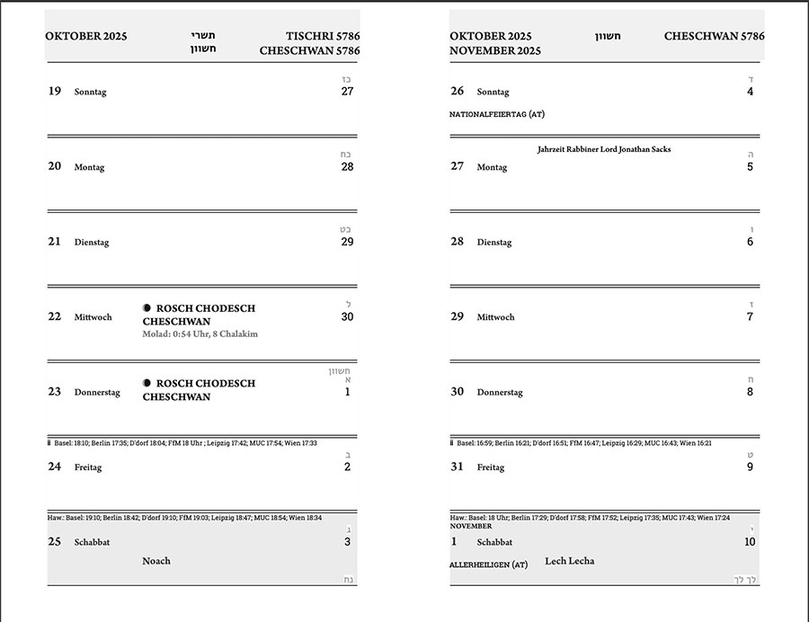 Kalenderblatt
