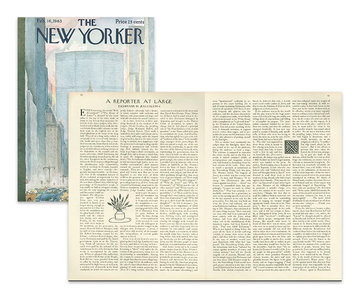 Hannah Arendts Artikel im New Yorker